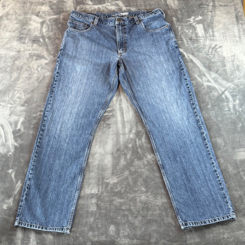 Carhartt Relaxed Fit Jeans Mens 38x36 (38X33.5" actual)‎ Medium Wash Straight
